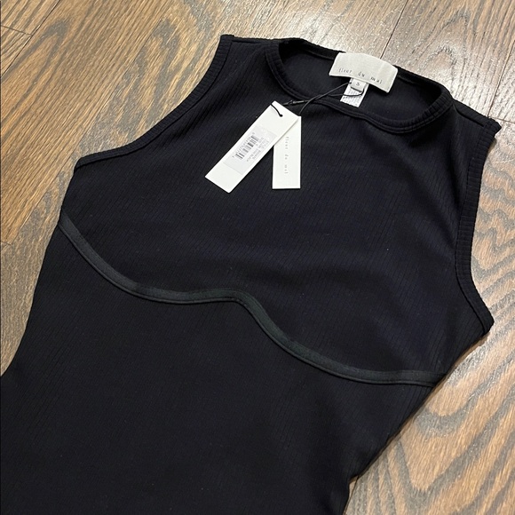 Fleur du mal ribbed bodysuit NWT - Picture 3 of 4